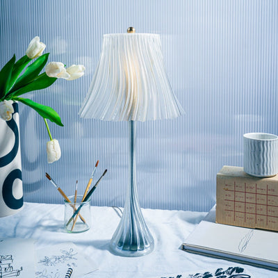Pleat Wavy Table Lamp