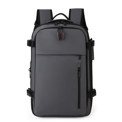 Vacuum-Sealed Travel Backpack — Compression, USB Charging Port