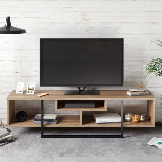 Asal 59 inch TV stand media console for TVs up to 65 inches
