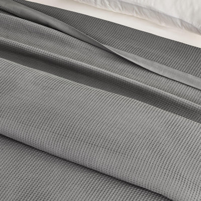 100% Cotton Small Waffle Weave Blanket - Hazel Collection
