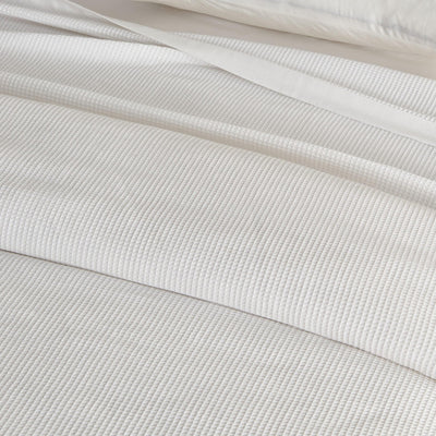 100% Cotton Small Waffle Weave Blanket - Hazel Collection