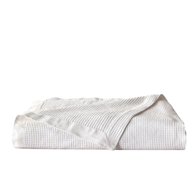 100% Cotton Small Waffle Weave Blanket - Hazel Collection