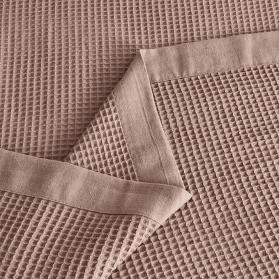 100% Cotton Small Waffle Weave Blanket - Hazel Collection