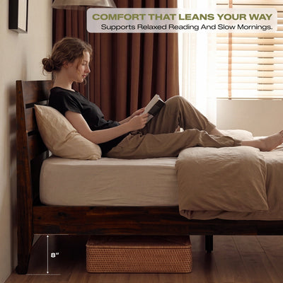 Emery Solid Wood Bed Frame