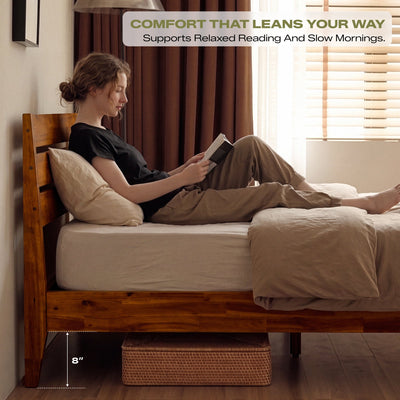 Emery Solid Wood Bed Frame