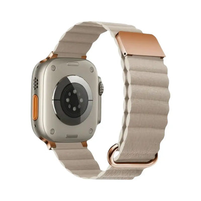 Magnet Leather Apple Watch Strap