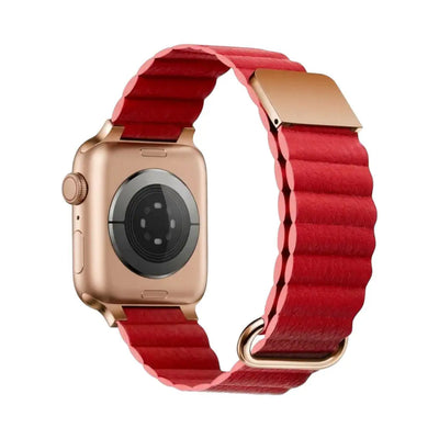 Magnet Leather Apple Watch Strap