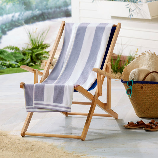 Striped cabana beach towel from the Edgartown collection