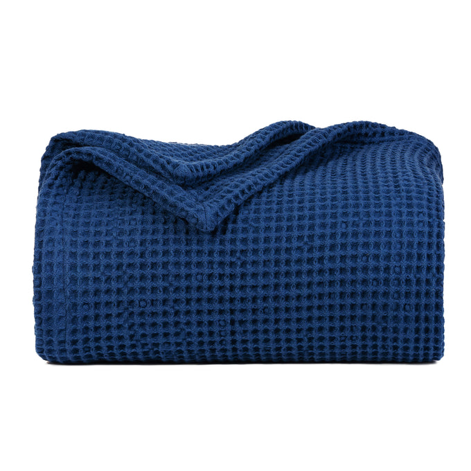 Organic cotton waffle weave blanket by Organic Cotton Mart