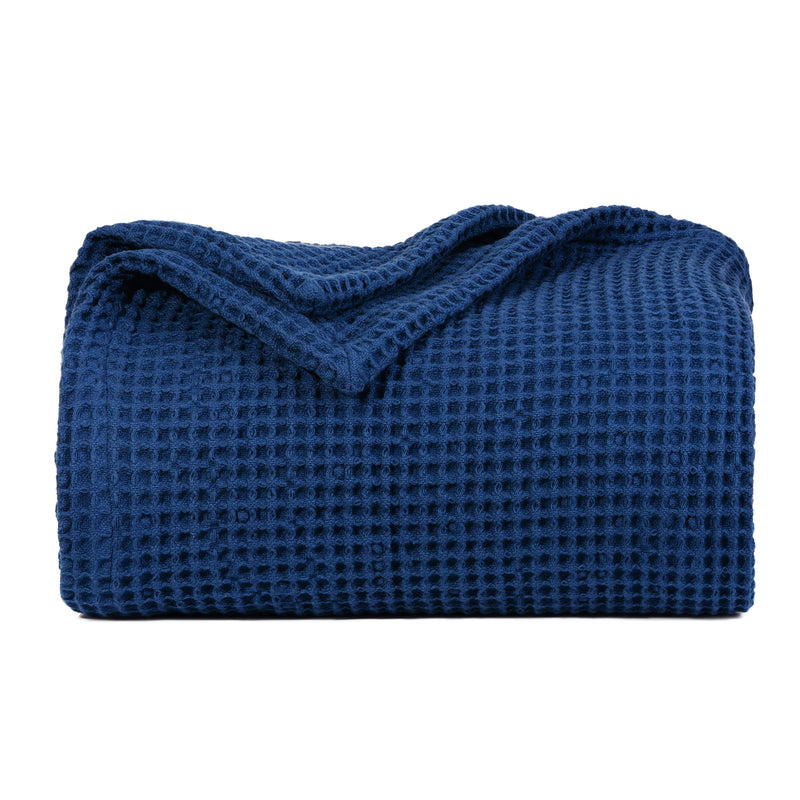 Organic cotton waffle weave blanket by Organic Cotton Mart